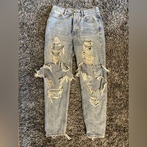 American Eagle Outfitters Distressed Mom Jeans